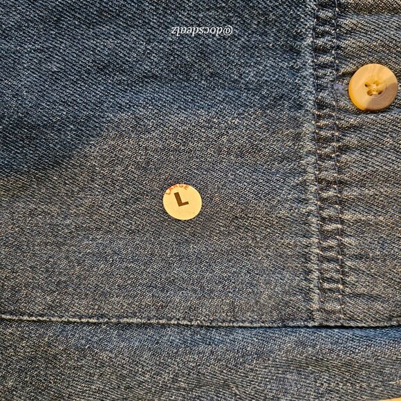 Kingsize Denim Shorts Blue Elastic Waist Men's Large - Picture 7 of 7